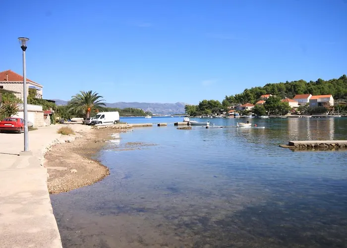 With A Parking Space Lumbarda, Korcula - 9329 公寓